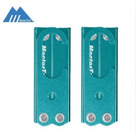MasterTool- 2 件套（藍色）便攜式折疊旅行衣架,戶外鋁合金衣架,旅行配件可折疊衣服晾乾架,適合旅行，露營使用