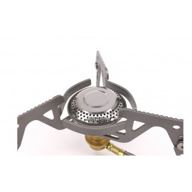 MasterTool--蜘蛛爐+長氣罐轉換頭-套裝爐，戶外野營分體式便攜野炊爐，防風氣爐灶具，爐子轉接頭長扁氣罐轉換器