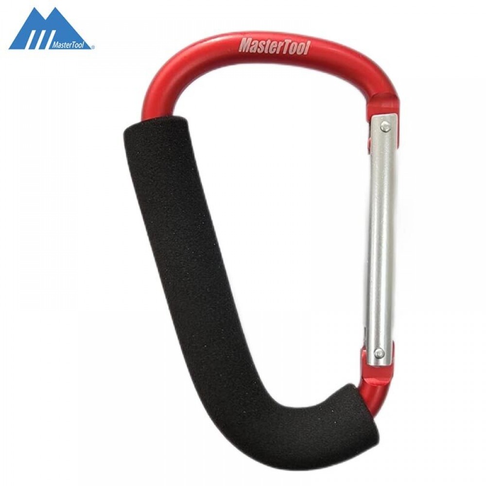 MasterTool-XXL型登山扣掛鉤，可用於外出購物及掛在嬰兒車上，可充當衣架、掛鉤