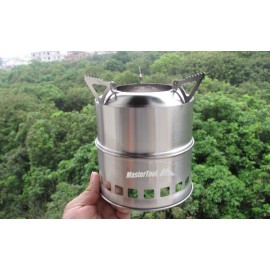 MasterTool-拆卸折疊柴火爐，戶外野餐爐，分體式酒精爐，可供戶外野營時BBQ,燒水，做飯，烹飪各式各樣的美食