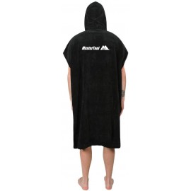 MasterTool-游泳浴巾，浴袍，速乾毛巾，速乾斗篷，大人兒童吸水毛巾，海邊沙灘野餐墊 - 黑色