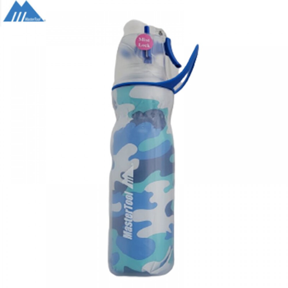 MasterTool-有蓋保凍噴霧安全鎖水樽壺, 590ml運動降温透心涼運動水壺 -20oz