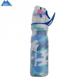 MasterTool-有蓋保凍噴霧安全鎖水樽壺, 590ml運動降温透心涼運動水壺 -20oz
