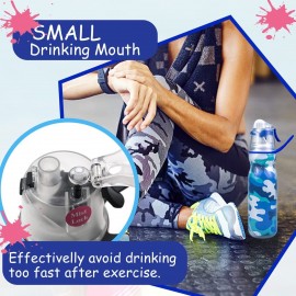 MasterTool-有蓋保凍噴霧安全鎖水樽壺, 590ml運動降温透心涼運動水壺 -20oz