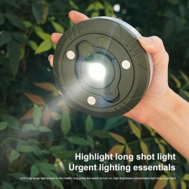 新款戶外露營氛圍照明燈 10米強磁七彩照明燈條 可收納串燈帳篷燈