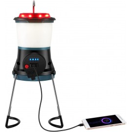 MasterTool-Creavier 野營燈,可充電 LED 露營燈籠,應急充電寶-可為手機充電。完美燈籠手電筒,徒步旅行裝備,應急燈,颶風,停電燈 200流明