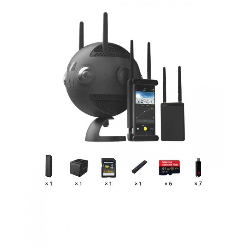 Insta360 Pro 2 Camcorder Premium Bundle 攝影機  (榮獲德國知名獎項產品品牌)