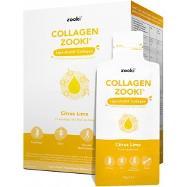 Zooki 強效脂質體水解海洋膠原蛋白 (5000mg) 柑橘青檸味 14包 x15ml