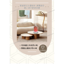  Kusa - AD600 iRelax 瑪瑙石七彩香薰機 ｜可添加精油 ｜七色漸變
