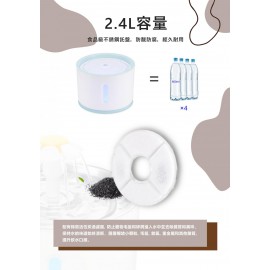 Kusa - PetZone WF100 智能靜音循環水寵物飲水機 |貓貓 狗狗|LED 晚間亮燈 【香港行貨】