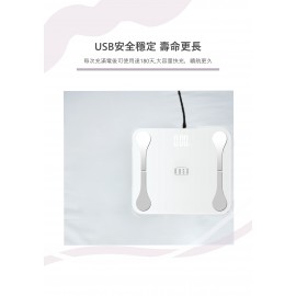 Kusa - WS-100 智能體重脂肪磅黑色(帶APP)高精度數字