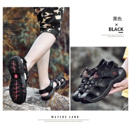 【德國CAMEL】新款男士夏季戶外真皮包頭透氣耐磨防滑運動涼鞋 【德國CAMEL】新款男士夏季戶外真皮包頭透氣耐磨防滑運動涼鞋