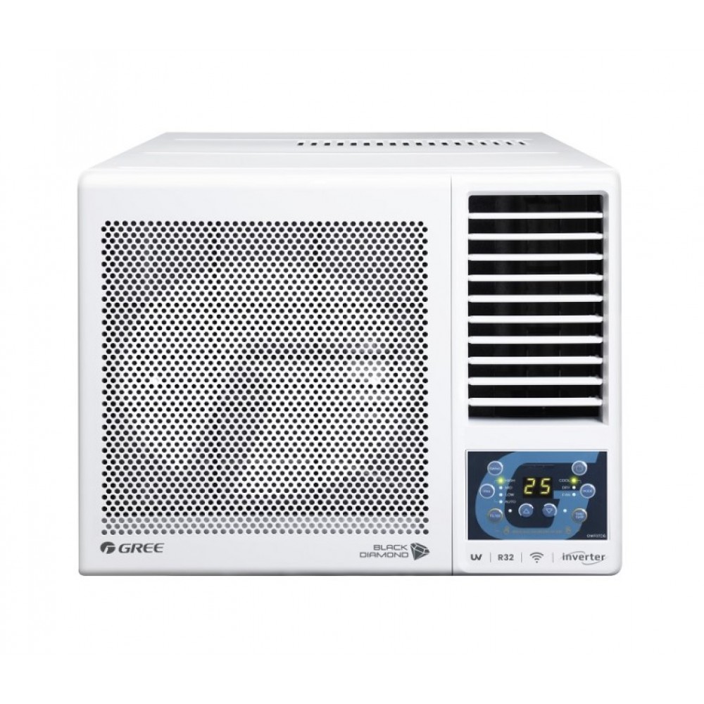 格力-1匹 雙黑鑽 R32變頻窗口式冷氣機 (WIFI智能) GWF09DB 格力-1匹 雙黑鑽 R32變頻窗口式冷氣機 (WIFI智能) GWF09DB