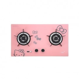 TGC-雙爐頭 Hello Kitty嵌入式平面爐 (粉紅色) TRTB62STG 