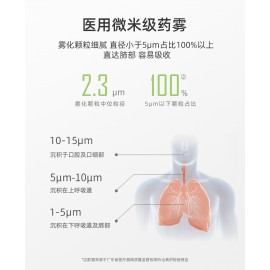 【映美HN300】醫療用空氣壓縮式 靜低噪音霧化量多檔調節定時設置兒童成人老人家用微米級霧化機器 