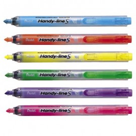 PENTEL Handy-lineS 按制螢光筆 SXS15