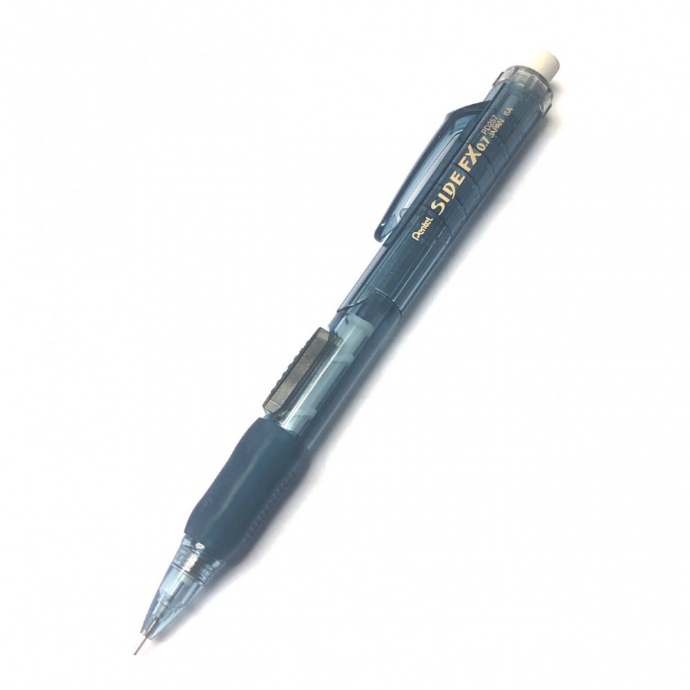 PENTEL PD257 側按鉛芯筆(0.7mm) 透明藍色 PENTEL PD257 側按鉛芯筆(0.7mm) 透明藍色