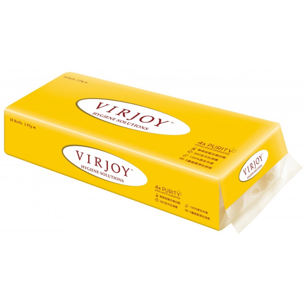 VIRJOY 三層卷裝廁紙(135gx10卷)