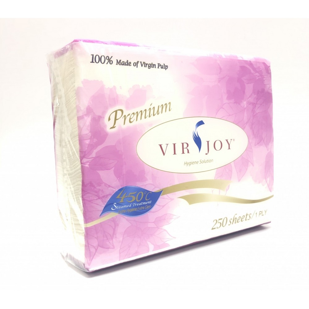 VIRJOY Y914PHSA Premium 特厚抹手紙(225x230mm)250張/包(16包/箱)