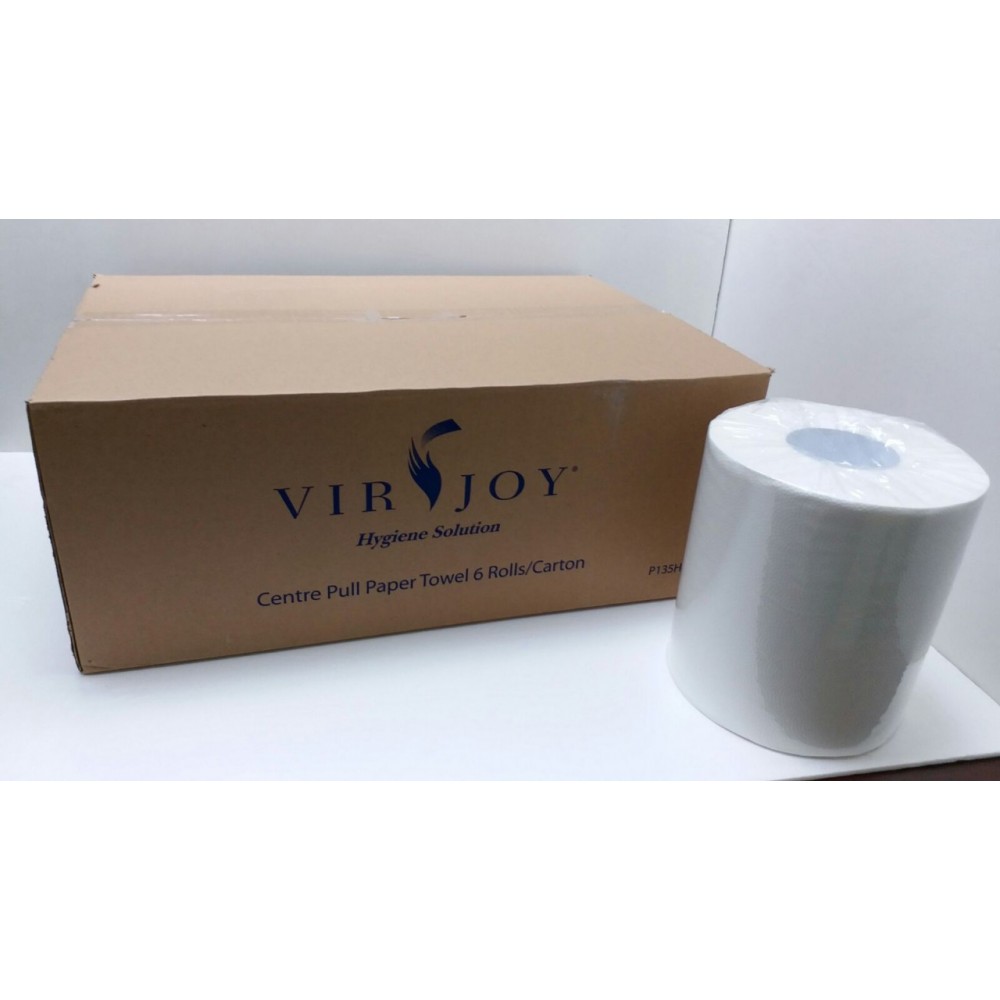 VIRJOY 中央抽取式擦手紙/抹手紙(6卷/箱) VIRJOY 中央抽取式擦手紙/抹手紙(6卷/箱)