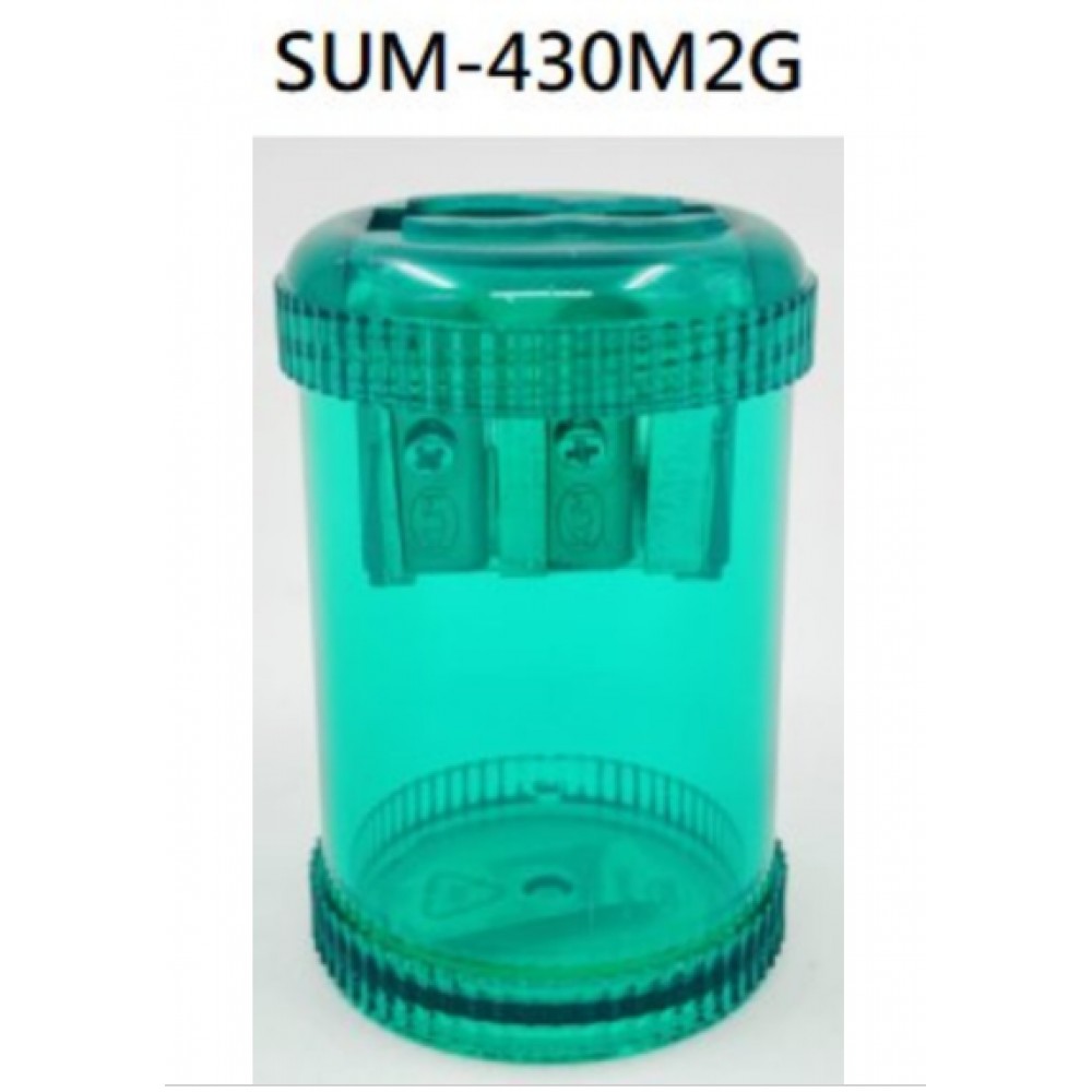 KUM - 德國 鎂合金 雙孔圓桶 鉛筆刨 綠色