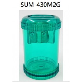 KUM - 德國 鎂合金 雙孔圓桶 鉛筆刨 綠色