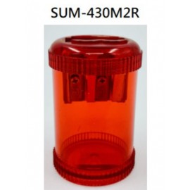 KUM - 德國 鎂合金 雙孔圓桶 鉛筆刨 紅色