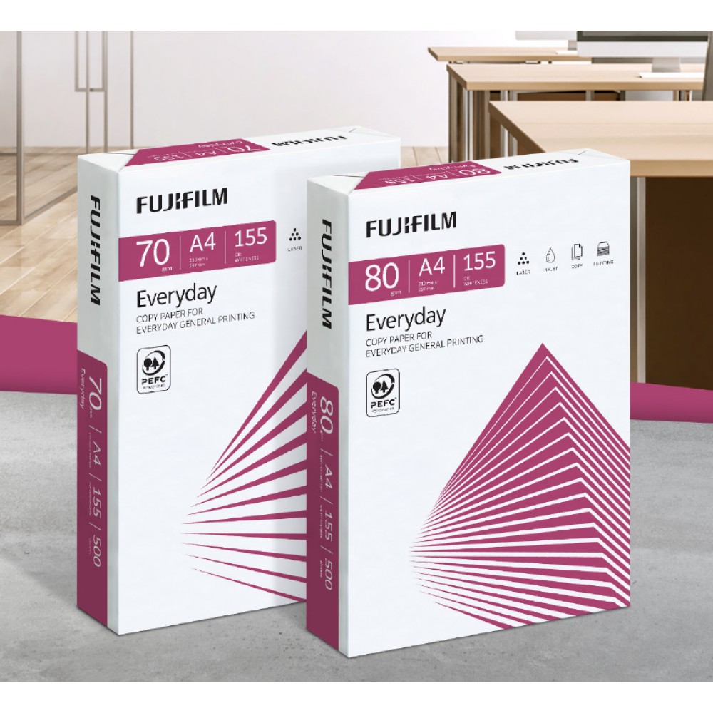 富士施樂 - 80克 A4 Green Wrap 100%再造白影印紙 500張 x 5包