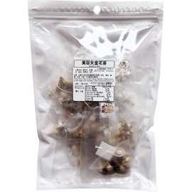 美容女皇茶包 10獨立小包装 (茶包材料: 玫瑰花、茉莉花、桂花、黑杞子、玉竹) 獨家配制 真材實料 美容養顏抗衰老 嚴選優質 獨立小包装 未沖就已經聞到淡淡花香 提神醒腦 上班一族真係要配翻幾套 最強花茶組合 平行進口產品  Beauty Queen Tea Bag 10pcs/bag (Included: rose, jasmine, osmanthus, Black Goji Berry, jade bamboo) Parallel import goods