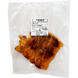 原隻炭燒烤魷魚 40g包裝 (+/-5g) 採用新鮮原隻魷魚 加入蜂蜜烘烤 美味有嚼口 韓國本土的優質魷魚 經過傳統的炭燒工藝 將魷魚的鮮嫩和香氣完美地融合在每一片魷魚片中 韓國製造 平行進口產品  Charcoal Grilled Squid 40g/bag (+/-5g) Made in Korea Parallel import goods