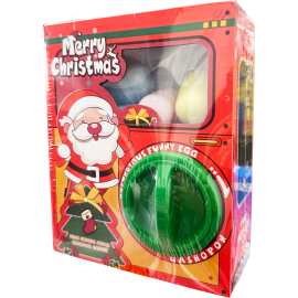 聖誕紙盒扭蛋機 (包括 6個扭蛋) 聖誕款 (玩具公仔隨機) 唔洗再出街扭啦 聖誕款 兒童紙盒6隻扭蛋機 操作簡單 驚喜多多 小朋友實鐘意 唔知道會扭出啲咩 過程中更加期待 平行進口產品  Christmas Paper Gachapon (includes 6 gachas) Christmas design (Doll randomly) Parallel import goods