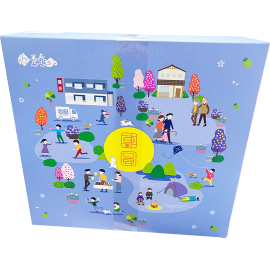 躉泰 團圓禮盒 450g/(9入禮盒裝) (芋頭酥 x 3入 黑芝麻流芯酥 x 3入 綠豆椪 x 3入) 每逢中秋節躉泰推出月餅禮盒 是次團圓禮盒包含芋頭酥 綠豆椪 黑芝麻流芯酥 精美的包裝設計 送禮自用兩相宜 台灣製造 平行進口貨品  Duen Tai Family Gift Box 450g/(9pcs/Gift box set) Made in Taiwan Parallel Import goods