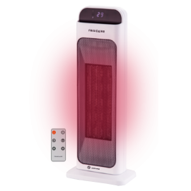 Frigidaire FDTH7250D 56cm 陶瓷塔式暖爐 具有 2 種加熱設定 PTC 陶瓷加熱元件 可有效提供客製化的溫暖 易於使用的遙控器和觸控屏 加上液晶顯示屏 使操作變得簡單 確保熱量分佈均勻 同時溫度可設定在 15-45°C 之間 讓您倍感舒適 香港原裝行貨  Frigidaire FDTH7250D 56cm Ceramic Tower Heater HK Authorized Goods