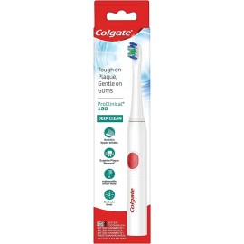 高露潔 Pro Clinical B150 智能聲波震動深層潔齒溫和護齦電動牙刷 每分鐘20,000次3D環迴聲波震動 深層清潔牙縫及牙齦死角位 獨特刷頭設計 以3種不同刷毛溫和護齦清潔 平行進口產品  Colgate Pro Clinical B150 Sonic Electric Toothbrush Parallel import goods