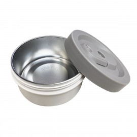 小牛角 VACA 2.3公升 304不銹鋼真空飯壺 (配 316不銹鋼 3菜格套裝) (粉紅色) HCV601P 平行進口貨品 送 金桔檸檬百香果茶 (10 獨立茶包)   VACA 2.3L Stainless Steel Vacuum Lunch Box (with 316 stainless steel 3-dish set) (Pink) HCV601P Parallel Import goods