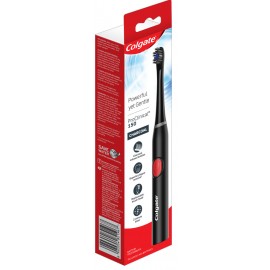 高露潔 Pro Clinical B150 黑炭智能聲波震動深層潔齒溫和護齦電動牙刷 每分鐘20,000次3D環迴聲波震動 深層清潔牙縫及牙齦死角位 獨特刷頭設計 以3種不同刷毛溫和護齦清潔 平行進口產品  Colgate Pro Clinical Charcoal B150 Electric Toothbrush Parallel import goods