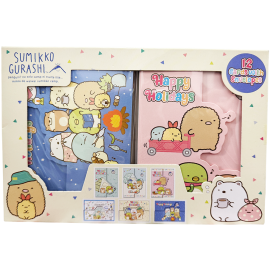 角落小夥伴 盒裝聖誕咭 黃色盒 (包括 6 款設計) (共 12 張聖誕咭連信封) 角落小夥伴是一群可愛而害羞的動物 他們喜歡躲在角落裡享受安靜和溫暖 讓人忍不住想要和他們做朋友 讓您的親友感受到您的心意 放入信封 就可以寄出您的聖誕禮物了 平行進口產品  Sumikko Gurashi Christmas Cards Box Set Yellow Box (includes 6 designs) (12 cards with envelopes) Parallel import goods