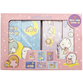 角落小夥伴 盒裝聖誕咭 紅色盒 (包括 6 款設計) (共 12 張聖誕咭連信封) 角落小夥伴是一群可愛而害羞的動物 他們喜歡躲在角落裡享受安靜和溫暖 讓人忍不住想要和他們做朋友 讓您的親友感受到您的心意 放入信封 就可以寄出您的聖誕禮物了 平行進口產品  Sumikko Gurashi Christmas Cards Box Set Red box (includes 6 designs) (12 cards with envelopes) Parallel import goods