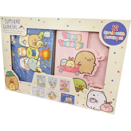 角落小夥伴 盒裝聖誕咭 黃色盒 (包括 6 款設計) (共 12 張聖誕咭連信封) 角落小夥伴是一群可愛而害羞的動物 他們喜歡躲在角落裡享受安靜和溫暖 讓人忍不住想要和他們做朋友 讓您的親友感受到您的心意 放入信封 就可以寄出您的聖誕禮物了 平行進口產品  Sumikko Gurashi Christmas Cards Box Set Yellow Box (includes 6 designs) (12 cards with envelopes) Parallel import goods