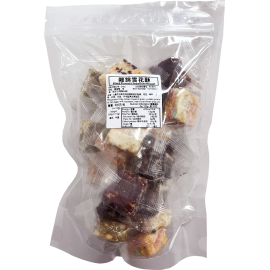 雜錦雪花酥 300g包裝 (5個口味 隨機出貨: Oreo、抹茶、蔓越莓、朱古力、彩虹) 新款熱爆長期 No.1 顏值又美味 呢款雪花酥有鳥結糖嘅煙韌 加埋餅乾嘅香脆 好似棉花糖嘅鬆軟 傳統手工藝糕點 已經流晒口水 平行進口產品  Mixed Snowflake Crisp 300g/bag (5 flavors Random shipment: Oreo, Matcha, Cranberry, Chocolate, Rainbow) Parallel import goods