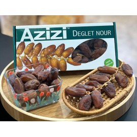 突尼西亞天然椰棗王 500g盒裝 好新鮮大大盒 椰棗滋潤湯譜 滋潤 抗氧化 補中益氣 舒緩便秘 味道清甜 不膩 無添加額外糖份 補充營養 keep fit 乾爽 不黏笠 容易消化 減輕腸道負擔 可以當零食 整甜品 煲湯 糖水 突尼西亞製造 平行進口產品  Tunisian Natural King Dates 500g/Box Made in Tunisia Parallel import goods