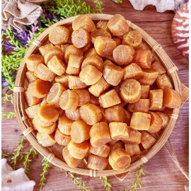 日本4S原粒元貝 100g細細包家庭方便裝 (+/−5g) 日本元貝用途廣泛 煲 煮 蒸全部都得 天然生曬 原汁原味 粒粒色澤金黃 香味濃郁 味道特別鮮甜及口感紥實無渣 遠遠已經聞到香味 日本製造 平行進口貨品  Japan 4S Dried Scallops 100g/Slim Bag (+/−5g) Made in Japan Parallel Import goods