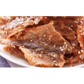 滋味黃花魚乾 (蜜汁原味) 100g包裝 (+/-8g) 鮮甜黃花魚 加入芝麻 蜜汁 入口即香 口感鮮美 好食又過癮 讓您在品嚐時感受到甜蜜的滋味 平行進口產品  Dried Yellow Croaker (Original Honey Flavour) 100g/bag (+/-8g) Parallel import goods