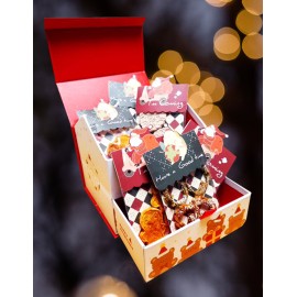 自家風乾寵物零食聖誕套裝 (原隻小火雞 + 雙色脆脆雞圈+ 南瓜無激素雞肉薑餅人 + 鴨肉鹿仔 + 紫薯燕麥印花餅 + 紅菜頭無激素雞肉襪仔)