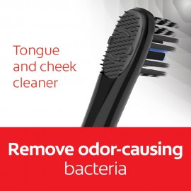 高露潔 Pro Clinical B150 黑炭智能聲波震動深層潔齒溫和護齦電動牙刷 每分鐘20,000次3D環迴聲波震動 深層清潔牙縫及牙齦死角位 獨特刷頭設計 以3種不同刷毛溫和護齦清潔 平行進口產品  Colgate Pro Clinical Charcoal B150 Electric Toothbrush Parallel import goods