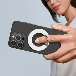 Anker 安克 磁性手機指環握把及支架 Mag-Go 610 (黑色) A25A0H11 強勁磁力 (可支援最大800g) 360°旋轉及最大125°翻轉 可作手機支架或指環扣使用 無需膠貼 輕鬆附上及拆掉 香港行貨  Anker Mag-Go 610 Magnetic Phone Grip (Black) A25A0H11 HK Authorized Goods