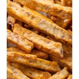 香脆蟹黃芋條 200g包裝 (+/-5g) 傳統工藝零食 香脆好味食唔停口 採用新鮮芋頭切條低溫烘焙 調味用了香港人喜愛蟹黃 無添加色素 原色原味 香芋蟹黃味濃 好似薯條酥脆 平行進口產品  Crispy Crab Roe Taro Sticks 200g/bag (+/-5g) Parallel import goods