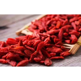 寧夏紅杞子 150g包裝 (+/−8g) 地道寧夏杞子為深紅色類紡錘形 略扁 果肉肉質柔潤而有粘性 味甜 微酸 夥粒大 清甜無渣 味香 清肝明目 加入日常保健湯水中以達補肝益腎的效果 平行進口貨品  Dried Wolfberry 150g/Bag (+/−8g) Parallel Import goods