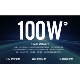 Anker 安克 Powerport Atom PD 4 100W (UK) 桌上充電器 高速充電 (白色) A2041K21 使用氮化镓(GaN)新型材料 減低充電時產生的熱力 更快更有效更方便地充電 兼容不同USB-C及USB-A裝置充電PowerIQ 智能技術 根據不同裝置自動分配最大電力輸出 香港行貨  Anker Powerport Atom PD 4 100W (UK) Charger (White) A2041K21 HK Authorized Goods