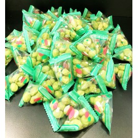 日本開心果脆脆 (原味) 120g獨立小包裝 (+/−5g) (約 15小包) 開心又到新年 每年都大賣 粒粒都脆卜卜 一咬落口超鬆脆 醇香嘅開心果真係令人停唔到口 開心果富含維生素 礦物質與食物纖維 相比其他堅果的營養價值很高 堅果中的女王 日本製造 平行進口產品  Japanese Pistachio Crunch (Original flavor) 120g/Bag (+/−5g) (about 15pcs) Made in Japan Parallel import goods